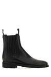 Golden Goose Streamlined Leather Chelsea Ankle Boots In Black