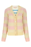 Marni Women's Embroidered Mohair Blend And Wool Blend Cardigan In Multicolor