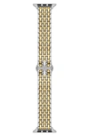 Tory Burch Eleanor Bracelet For Apple Watch In Steel