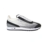 Ea7 Man Sneakers White Size 9 Polyamide, Polyurethane, Elastane In Grey