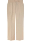 Palm Angels Men's Flared Trousers In Beige