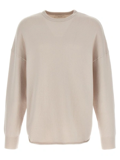 Extreme Cashmere No.53 Crew Hop Sweater, Cardigans White In Blanco