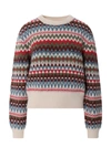 Loro Piana Trujillo Fair Isle Silk, Cashmere And Cotton-blend Sweater In Multicolor