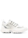 Salomon Translucent Mesh-panel White Sneakers In White