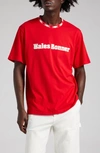 Wales Bonner Sorbonne 56 Oversize T-shirt In Red