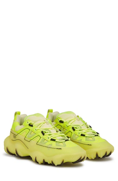 Diesel S-prototype P1 Low-top Sneakers In Giallo Fluo