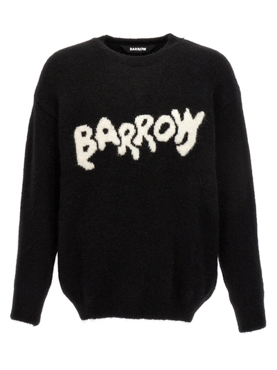 Barrow Logo Sweater In White