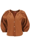 Staud Women's Dill Poplin Top