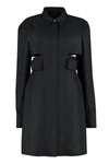 Givenchy Women's Chemisier With Graphic Inserts In Nero