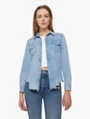 Mother All My Exes Button-up Shirt In Chaos In The Cowshed In Khaki