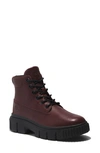 Timberland Greyfield Waterproof Leather Boot In Burgundy Full Grain
