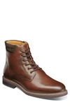 Florsheim Norwalk Plain Toe Lace-up Boot In Cognac