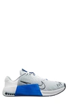 Nike Metcon 9 Training Shoe In White/ Platinum/ Blue