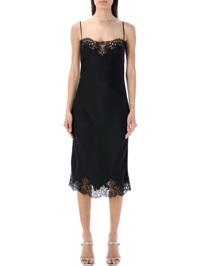 Stella Mccartney Lace Mini Dress In Black