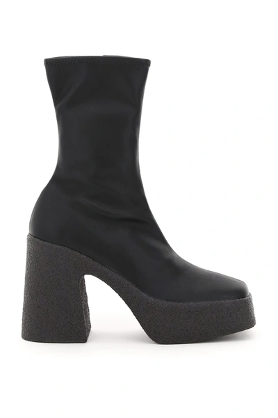 STELLA MCCARTNEY STELLA MCCARTNEY THICK HEEL STRETCH BOOTS