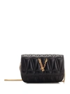 VERSACE VERSACE MINI VIRTUS CROSSBODY BAG