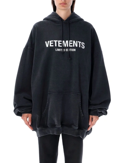 Vetements Fleece In Black