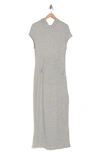 GO COUTURE GO COUTURE HOODED SHORT SLEEVE MAXI DRESS