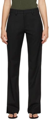 Misbhv Black Oversized Trousers In Black