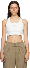 Misbhv White 'm' Tank Top In White