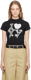 OPEN YY ブラック I LOVE YY Tシャツ