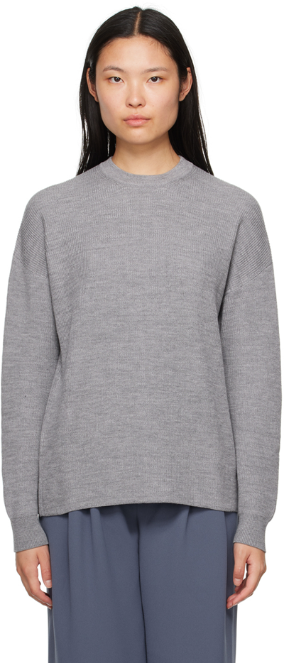 Mark Kenly Domino Tan Studio Gray Kili Sweater In Soft Grey
