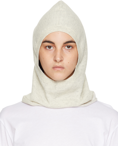 Sofie D'hoore Off-white Moet Balaclava In Snow Melange