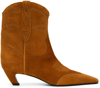 KHAITE TAN 'THE DALLAS' BOOTS