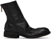 Guidi Zipped Ankle Boots In Black