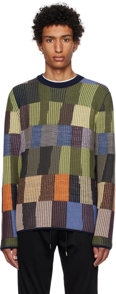 Paul Smith Multicolor Crewneck Sweater In 92 Multicolour