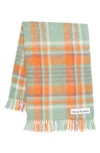 ACNE STUDIOS VANA PLAID WOOL SCARF