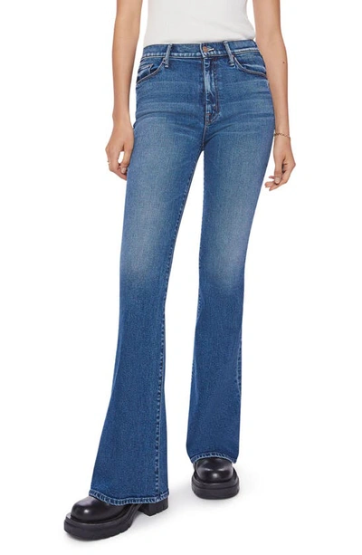 Mother The Super Cruiser Bootcut Jeans In Blue