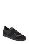 Ferragamo Achille 1 Low-top Sneakers In Leather In Black