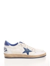 Golden Goose Mens Ballstar Low-top Leather Trainers In White