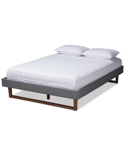 Baxton Studio Liliya King Size Platform Bed Frame