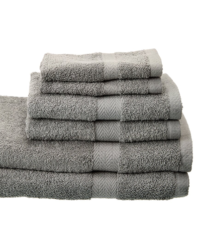 Espalma Deluxe 6pc Bath Towel Set - Frost