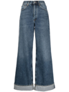 Agolde Dame Jeans In Blue