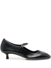 AEYDE INES 40MM LEATHER PUMPS