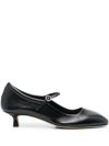Aeyde Black Ines Heels In Black
