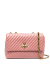 TORY BURCH KIRA QUILTED LEATHER SHOULDER BAG