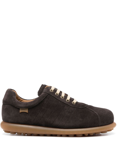 Camper Pelotas Ariel Suede Trainers In Brown