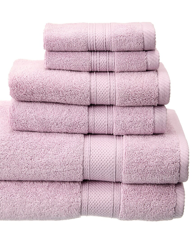 Espalma Zero Twist Hotel 6pc Bath Towel Set - Lila