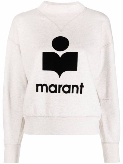 Isabel Marant Étoile Moby Sweatshirt In Nude & Neutrals