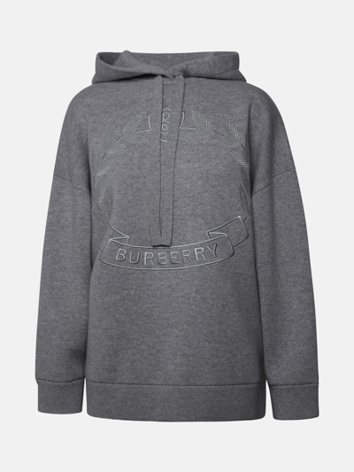 Burberry Christian Sweater In Gray Cashmere In Grey