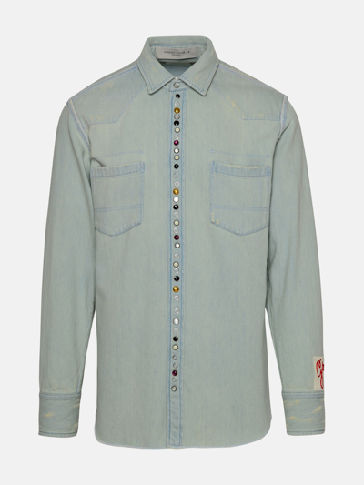 Golden Goose Light Blue Denim Shirt