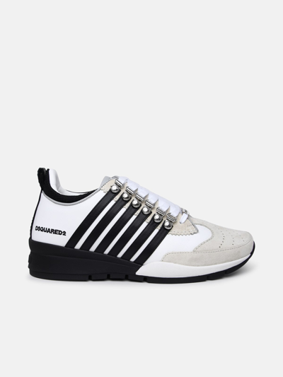 Dsquared2 Legend Sneakers In White Leather