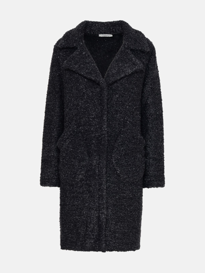 Charlott Gray Wool Coat In Grey