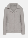Charlott White Wool Coat In Ivory