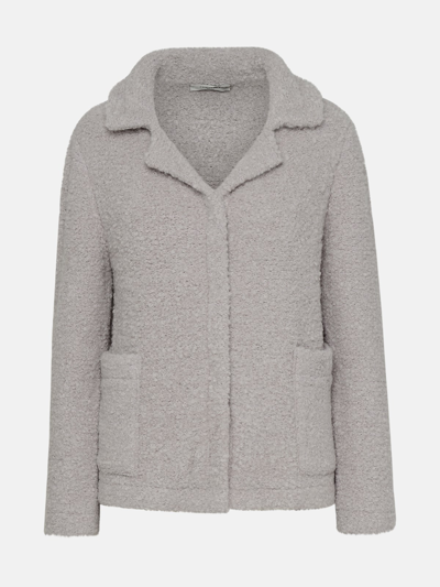 Charlott White Wool Coat In Ivory