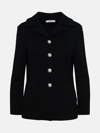 Charlott Black Wool Jacket In Black